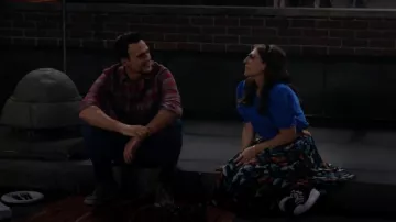 Varga Store Desert Rose Cactus Skirt worn by Kat (Mayim Bialik) as seen in Call Me Kat (S03E06)