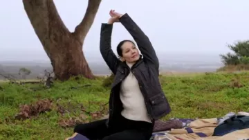 Barbour In­ter­na­tion­al Po­lar­quilt Jack­et worn by Riley Velez (Veronica St. Clair) as seen in La Brea (S02E01)