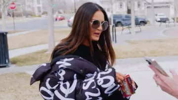 Gafas de sol redondas Loewe de 60 mm usadas por Lisa Barlow como se ve en The Real Housewives of Salt Lake City (S03E07)