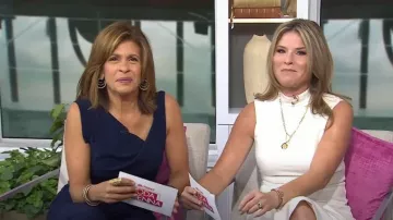 Shoshanna Audrey Knit Sleeveless Midi-Dress worn by Jenna Bush Hager as seen in Today with Hoda & Jenna on November 11, 2022