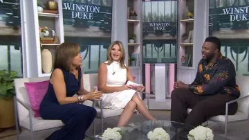 Black Halo Jackie Jumpsuit worn by Hoda Kotb as seen in Today  with Hoda & Jenna on November 11, 2022