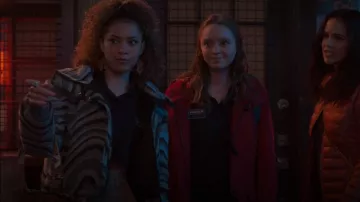 BDG Isla Wool Puffer worn by Kayla (Kamaia Fairburn) as seen in Blockbuster (S01E07)