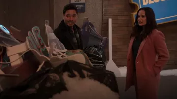 Hobbs Camellia Coat With Wool worn by Eliza (Melissa Fumero) as seen in Blockbuster (S01E09)