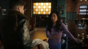 A.L.C. Ansel Drress usado por Melody 'Mel' Bayani (Liza Lapira) como se ve en The Equalizer (S03E05)