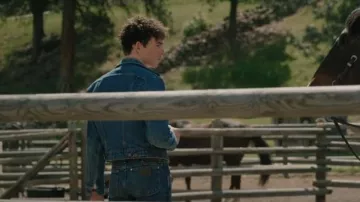 Wrangler Icons Denim Jacket worn by Carter (Finn Little) as seen in Yellowstone (S05E02)