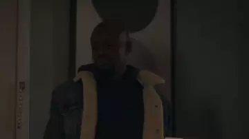 Polo Ralph Lauren Fleece Veste en denim doublée portée par Darnell James (Keston John) comme on le voit dans In the Dark (S04E11)
