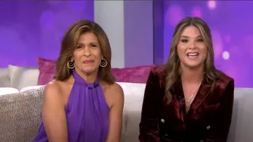 Jennifer Miller 2022 Hope Hoops worn by Hoda Kotb as seen in Today with Hoda & Jenna on  November 14, 2022