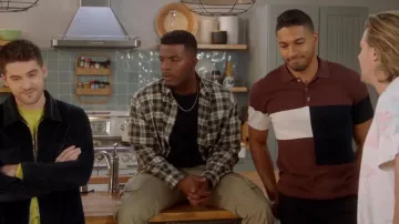 John Elliott Hemi Plaid Shirt usada por Spencer James (Daniel Ezra) como se ve en All American (S05E05)