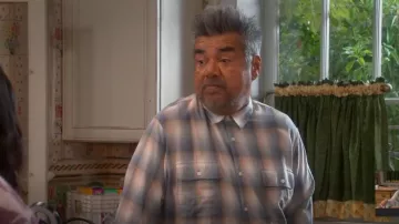 VINCE ​Shadow Plaid Shirt worn by George (George Lopez) as seen in Lopez vs. Lopez (S01E01)
