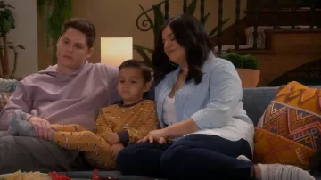 Rails Carter Denim Button Down worn by Mayan (Mayan Lopez) as seen in Lopez vs. Lopez (S01E01)