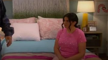 Goldie Galaxy Boy Tee worn by Mayan (Mayan Lopez) as seen in Lopez vs. Lopez (S01E02)