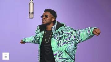La veste imprimée à capuche Diesel portée par Guy2Bezbar dans son clip Sosa avec Leto | A COLORS SHOW