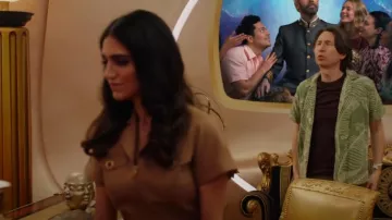 Compañía OEA Banana Leaf Cuba Camisa usada por Gianni Calchetti vista en la Avenida 5 (S02E06)