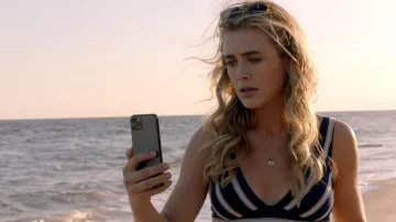 Robin Piccone Abi Bikini worn by Michaela Stone (Melissa Roxburgh) as seen in Manifest (S03E01)