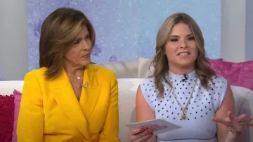 Lafayette 148 NY Faille Double Breasted Blazer worn by Hoda Kotb as seen in Today with Hoda & Jenna on November 16, 2022