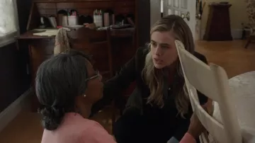 Mackage Hens Coat worn by Michaela Stone (Melissa Roxburgh) as seen in Manifest (S03E03)