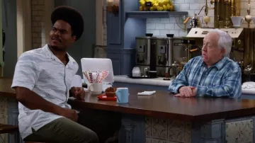 Ted Baker Briary Shirt worn by Carter (Julian Gant) as seen in Call Me Kat (S03E07)