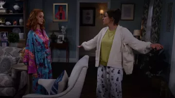 Madewell Bobble Cardigan Sweater worn by Kat (Mayim Bialik) as seen in Call Me Kat (S03E07)