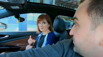 Shani Optical Illusion Robe portée par Anna Werner vue dans CBS Mornings le 17 novembre 2022