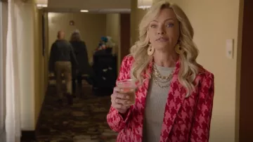 Brahmin Melbourne Caroline Satchel worn by Barb Flatch (Jaime Pressly) as  seen in Welcome to Flatch (S02E07)