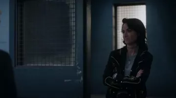 H bar C Ranchwear H Bar C Bolero Jack­et worn by Aria Lansing as seen in The Rookie: Feds (S01E05)