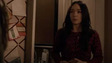 Mother The Koozie Cotton Printed Sweatshirt worn by Angelina Meyer (Holly Taylor) as seen in Manifest (S03E09)