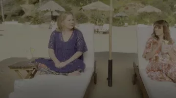 Aliexpress Plus Size Beach Dress Tunic Solid Mesh Bikini Cover UP worn by Jen Harding (Christina Applegate) as seen in Dead to Me (S03E01)