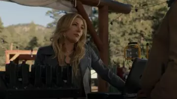Lucky Brand Janis Joplin Embellished Graphic Tee worn by Jenny Hoyt (Katheryn Winnick) as seen in Big Sky (S03E08)