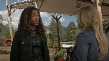 Avec Les Filles Double-Knit Shirt Jacket worn by Cassie Dewell (Kylie Bunbury) as seen in Big Sky (S03E08)