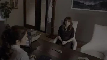 Shoshanna Edge­mont Dress worn by Judy Hale (Linda Cardellini) as seen in Dead to Me (S03E04)