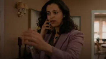 Veronica Beard Beacon Dickey Jacket porté par Grace Stone (Athena Karkanis) comme on le voit dans Manifest (S03E11)