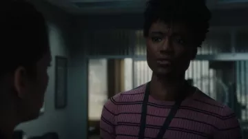 Akris Merino Wool Ribbed Knit Pullover worn by Tiffany Wallace (Katherine Renee Kane) as seen in FBI (S05E07)