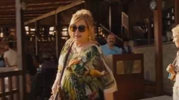 Versace 4413 Sun­glass­es worn by Tanya McQuoid (Jennifer Coolidge) as seen in The White Lotus (S02E04)