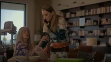 Prada Stripes And Eye Print Cotton Long Sleeve T-Shirt worn by Tess Van De Berg (Jamie Clayton) as seen in The L Word: Generation Q (S03E01)