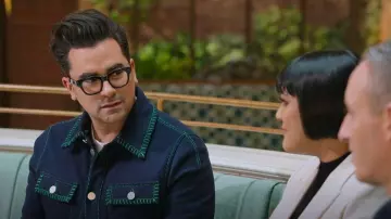 Bottega veneta Top­stitched Den­im Jack­et worn by Daniel Levy as seen in The Big Brunch (S01E03)