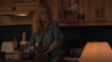 Ba&Sh Ted­dy Bag worn by Beth Dutton (Kelly Reilly) as seen in Yellowstone (S05E03)