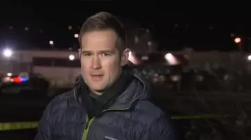 Feathered Friends Eos Down Jacket In Midnight worn by Morgan Chesky as seen in Today on  November 21, 2022