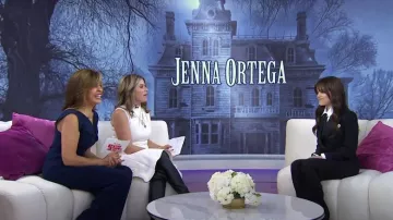 Black Halo Jackie Jumpsuit worn by Hoda Kotb as seen in Today with Hoda & Jenna on November 21, 2022