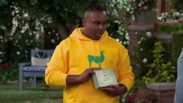 Nike Llama Pullover Hoodie worn by Marty Butler (Marcel Spears) as seen in The Neighborhood (S05E08)