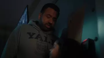 Yale Heritage Hoodie worn by Simon Choksi (Kal Penn) as seen in The Santa Clauses (S01E01)