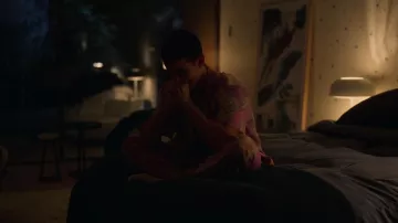 Pantalon de survêtement MSGM Tie Dye Print porté par Patrick Blanco (Manu Rios Fernandez) vu dans Elite (S06E02)