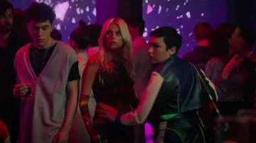 House of CB Dahlia Printed Cut Out Corset Mini Vestido usado por Isadora (Valentina Zenere) como se ve en Elite (S06E04)