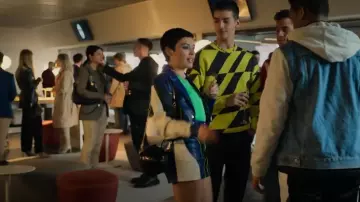 Marine Serre Ball Zip Pouch worn by Ari Blanco (Carla Díaz) as seen in Elite (S06E04)