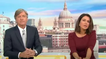 The Pretty Dress Company Odelle Pencil Dress worn by Susanna Reid as seen in Good Morning Britain on November 22, 2022