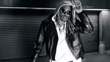 Chaqueta de cuero usada por Future en su video musical oficial de 56 Nights