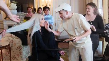 Skims Soft Lounge Set worn by Kim Kardashian as seen in The Kardashians (S02E10)