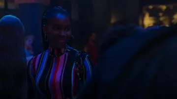 Desigual Slim Mi­di Dress worn by Rocio (Ana Bokesa) as seen in Elite (S06E06)