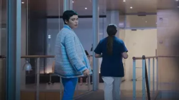 Sandro Amelia Tweed Veste portée par Ari Blanco (Carla Díaz) vue dans Elite (S06E08)