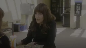 L'Agence Janelle Denim Jacket worn by Eleanor Hale (Katey Sagal) as seen in Dead to Me (S03E09)