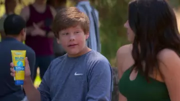Nike Long sleeve t-shirt worn by Nick Ganz (Maxwell Simkins) as seen in The Mighty Ducks: Game Changers (S02E09)